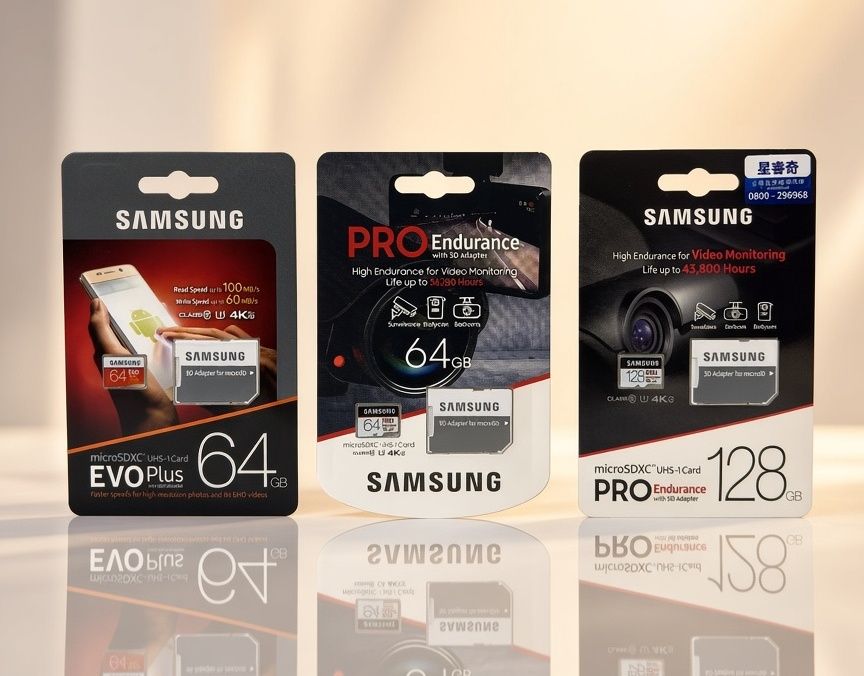 Карта памят флешка Micro Sd Samsung PRO Endurance Evo Plus 64 / 128 gb