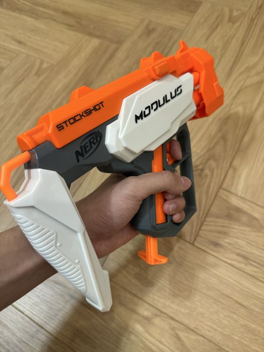 Бластер Нерф NERF “Modulus Stockshot” с регулируемым прикладом ориг