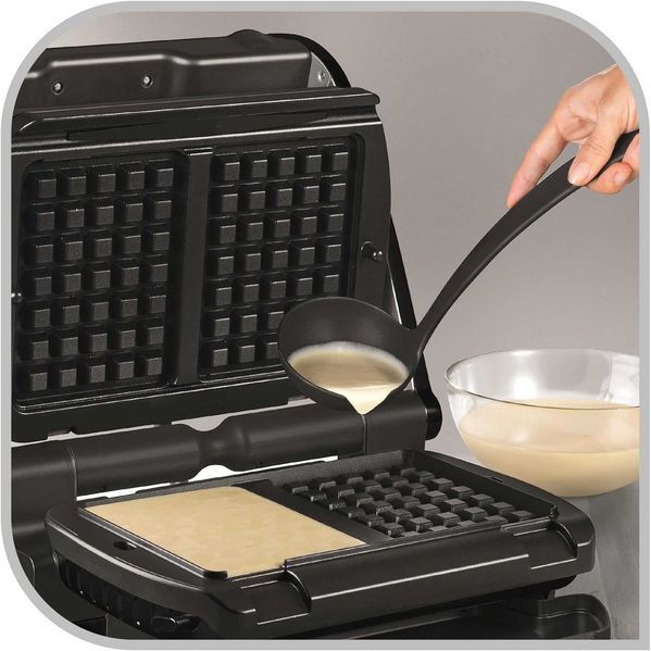 Нови Плочи за Гофрети х 2 и Черпак Tefal Optigrill XA724810, 2 години Гаранция, Незалепващо Покритие