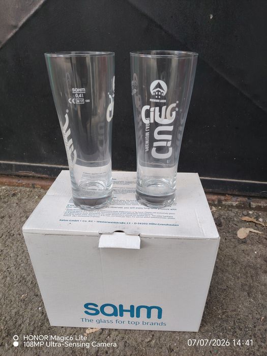 Pahare Ciuc 400 ml set 6 bucăți noi