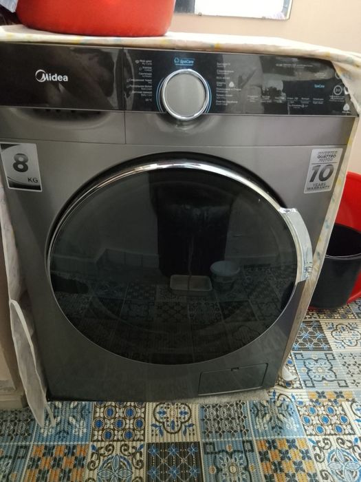 Продаю срочно: Стиральная машина Midea MFK03W80B/S-C KNIGHT series 8 К