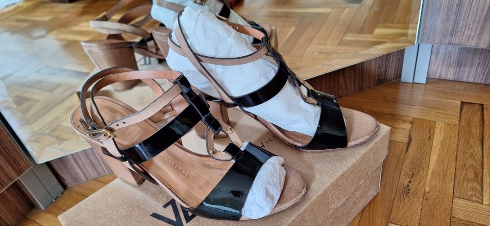 Vicenza, 37, италиански сандали, естествена кожа