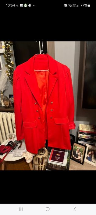 Дамски костюм от сако и пола  ХЛ размер