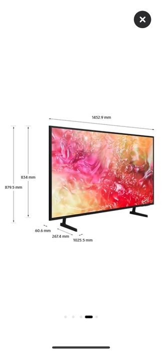 Televizor led smart 4K 163 cm Samsung !