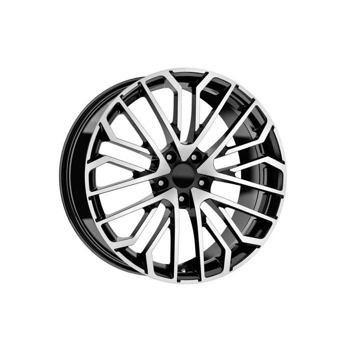 Set 4 Jante DY1647 KM 17x7.5 5x112 ET40 negru polish diamond cut compatibile Volkswagen Audi Seat Skoda Cupra Cod: DY1647