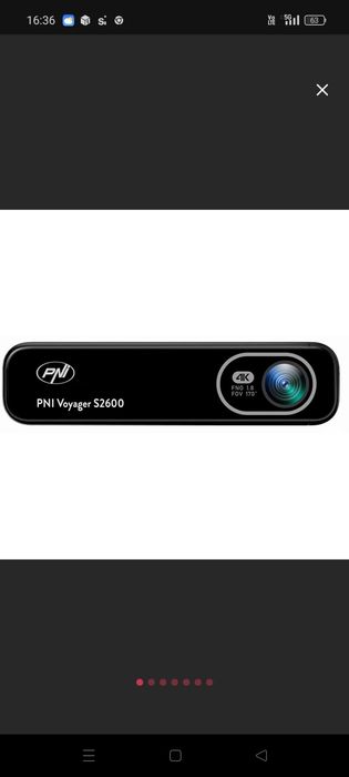 Camera auto DVR PNI Voyager S2600, 4K, Ultra HD, WiFi, G-Senzor