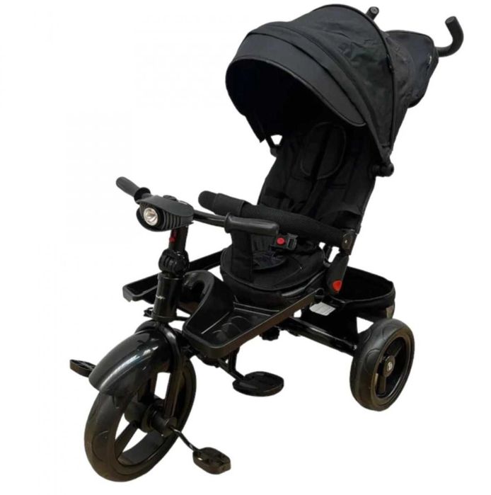 Tricicleta copii Cu pozitie de somn Muzica / lumini 8 luni-4 ani NEGRU
