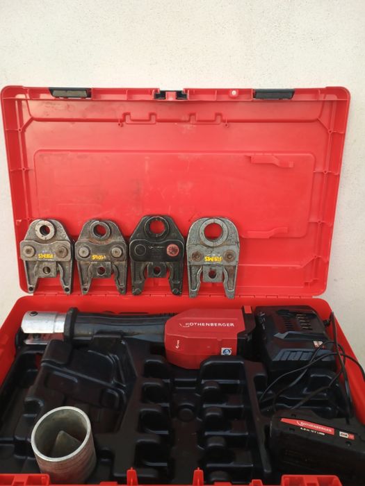 Presa sertizat rothenberger romax 4000 set cu 4 bacuri th,cutie,incarc