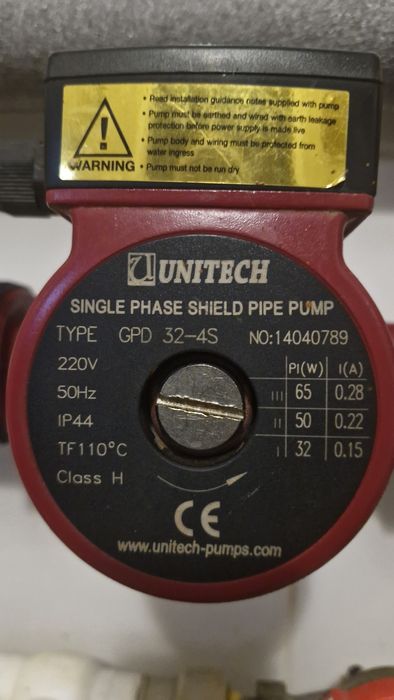 Насос  Unitech 32/4/180 б/у