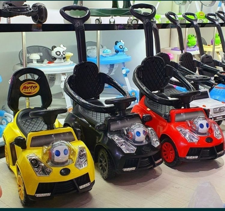 Новые машинки с ручкой.