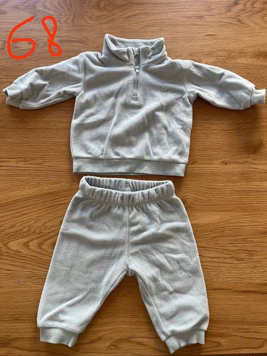 Лот топли бебешки дрехи 62-80 см - космонавт, ромпъри