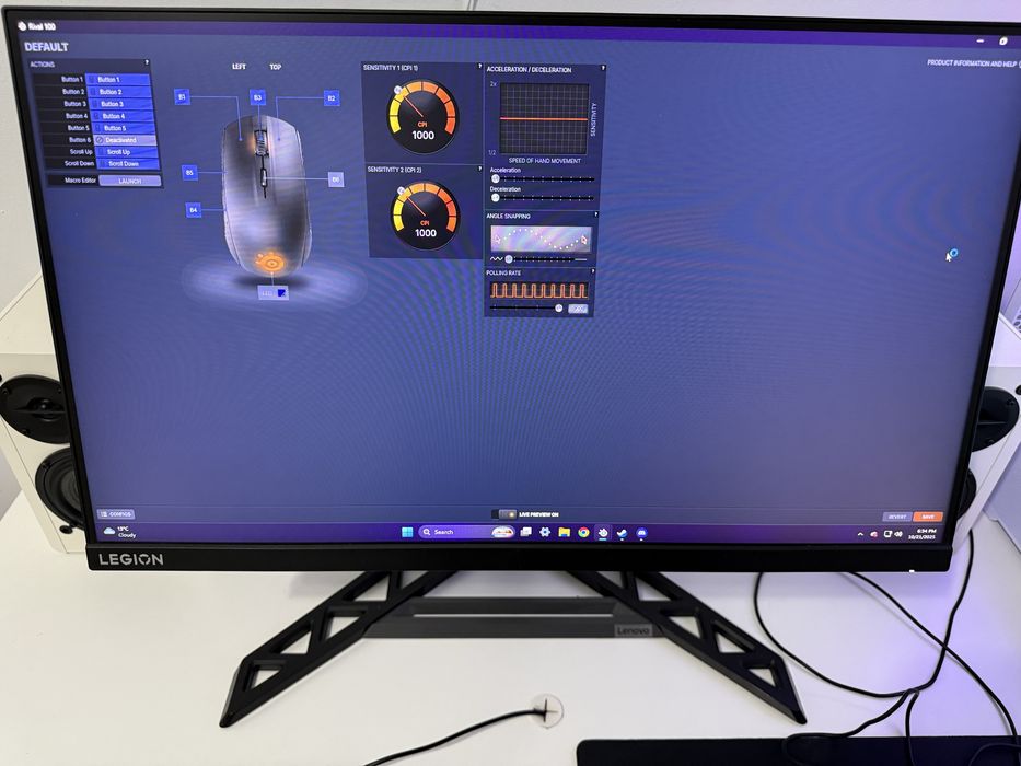 Steelseries rival 100 white