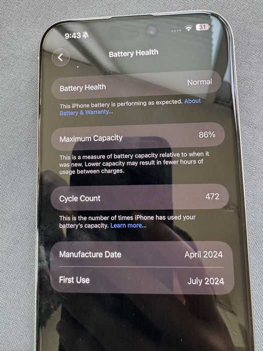 Iphone 15 pro max 256GB