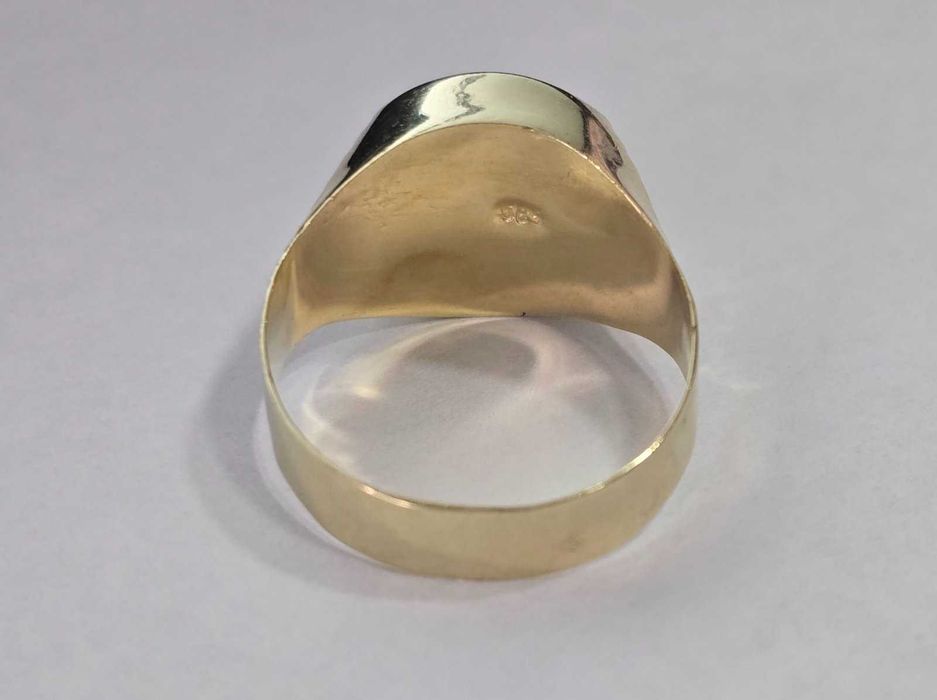 Златен мъжки пръстен 14 карата Audi