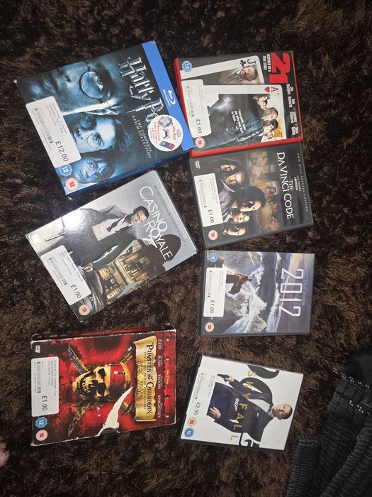pachet DVD Filme Harry poter Pirates of caraibe