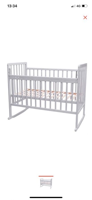 Кроватка с матрасом