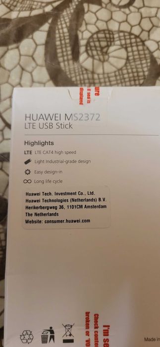 Huawei MODEM 4G MS2372 - 150 Mbps nou sigilat