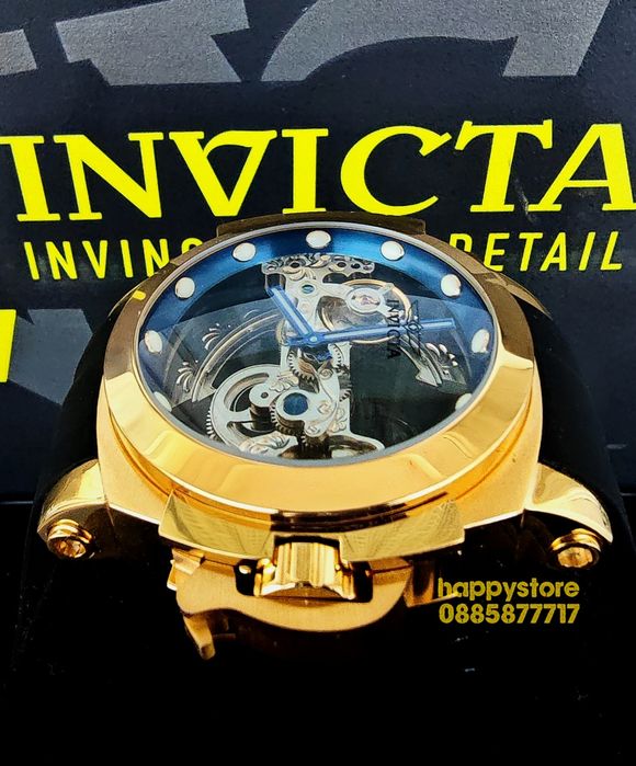часовник INVICTA Coalition Forces Gold automatic 56 mm, Инвикта нов