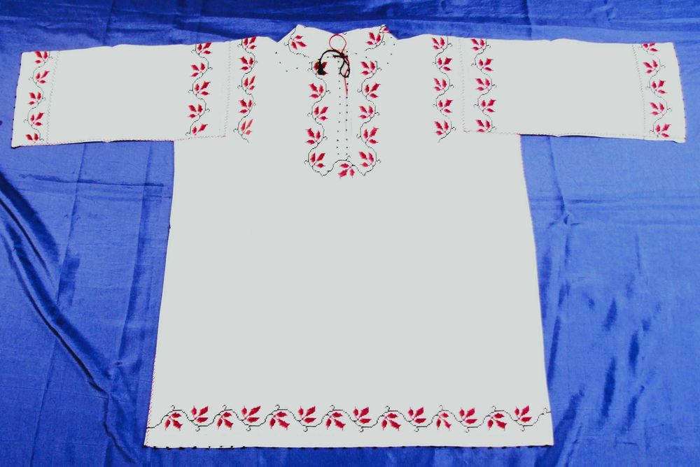 Camasa traditionala (ie) mas. 42, panza bumbac tesuta la razboi