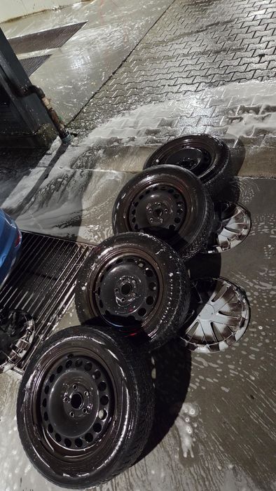 Set roti iarna jante tabla VW Skoda 5x112 r16 preț fix