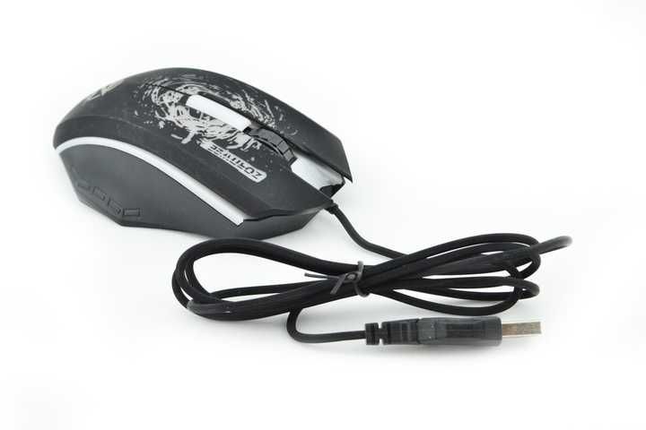 Светеща Геймърска Мишка ZORNWEE, USB , 1.5 метра
