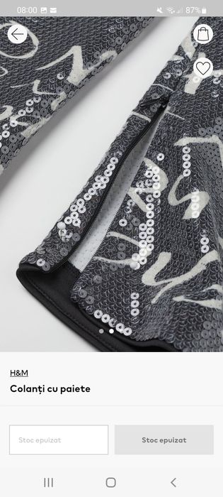 Colanti / pantaloni HM Studio cu paiete