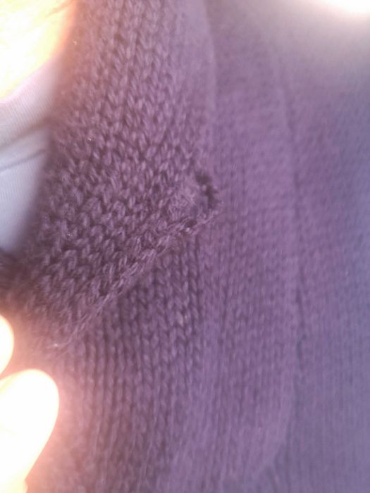 Ralph Lauren RL мъжки пуловер тъмно син памучен  с шал яка