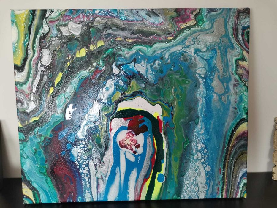 Tablou abstract fluid art 60x50_50x38_la comanda