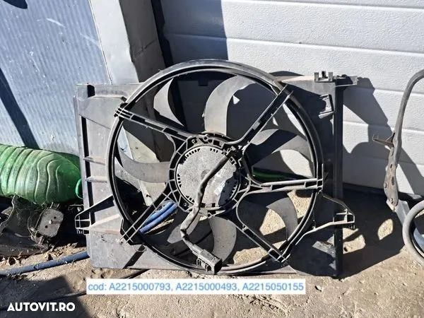 Electroventilator GMW radiator mercedes s class w221