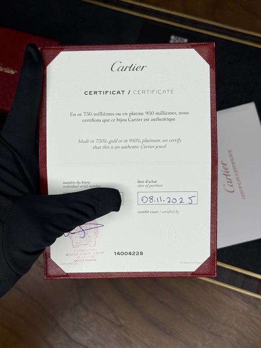 NEW Серьги Cartier love rose gold