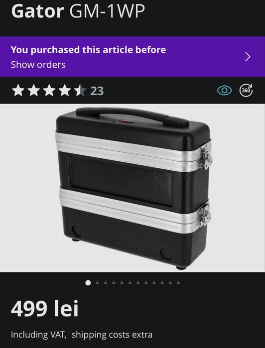 2 microfoane wireless cu 2 case-uri transport gator sennheiser xsw 2-835 e-band  si b-band vocal set 2 receiver