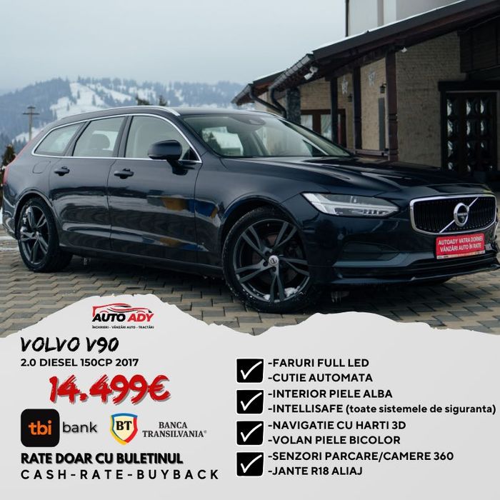 Volvo V90 D5 2.0 Diesel 150cp 2017 Posibilitate RATE