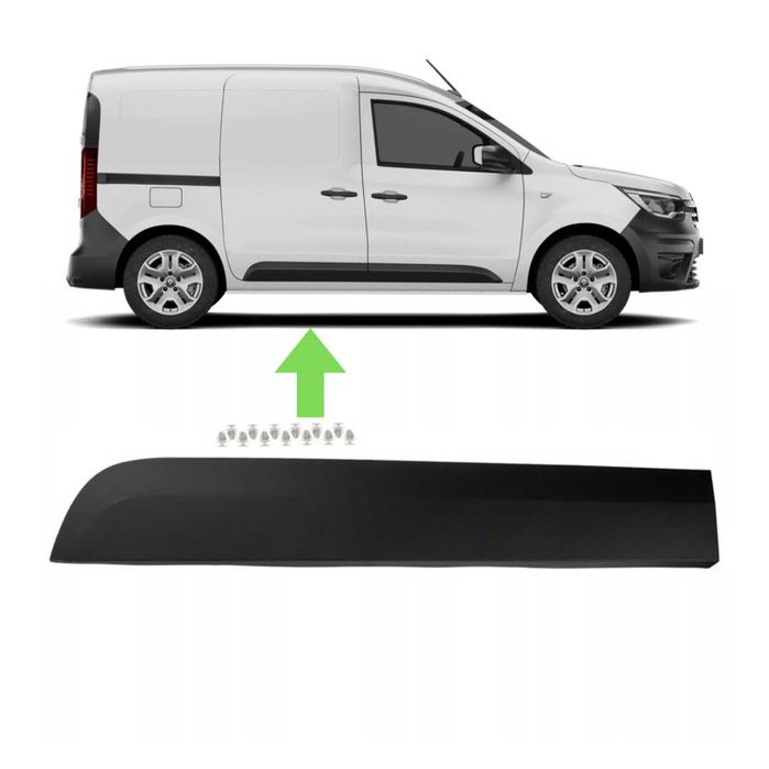 Задна дясна лайстна за RENAULT EXPRESS 2021 + / (черна)