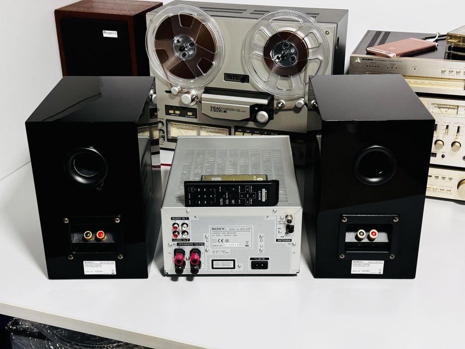 Micro sistem audio Premium SONY CMT-G1iP,piano black,telecomandă,10/10
