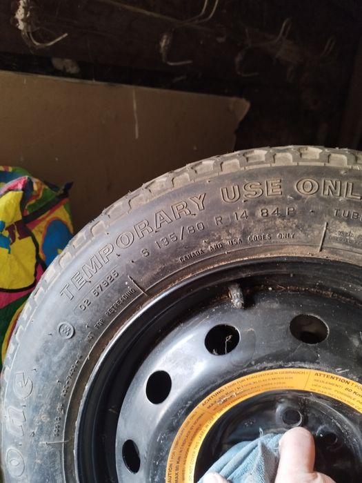 Roata de rezerva slim de Fiat