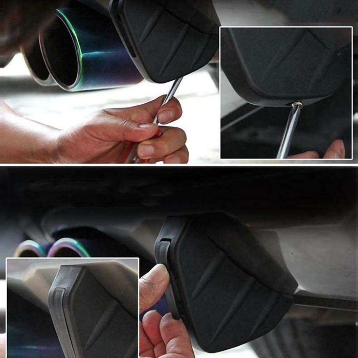 Универсален тунинг спойлер дифузери за задна броня тип Акула