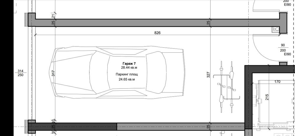 Дава се под наем Гараж / Паркомясто в Варна, Централна поща - 28 кв.м за 153 € - Снимка #3