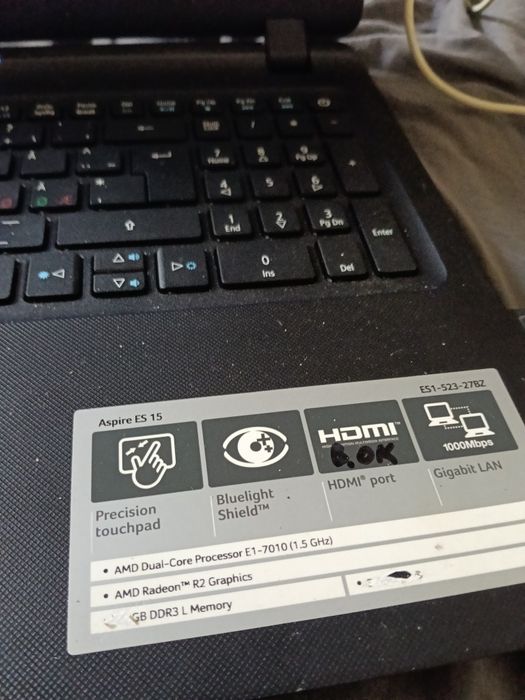 Lap top acer RAM 12 gb