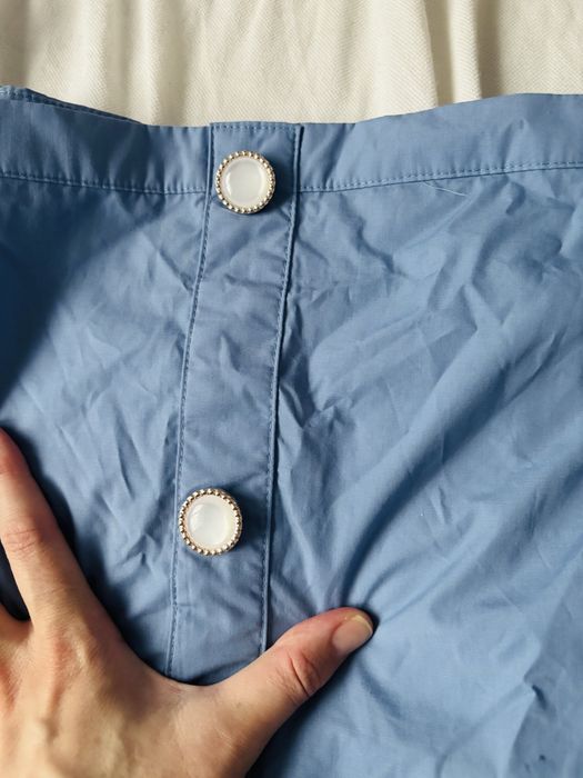 Rochie Shein noua fara eticheta marime L midi albastra