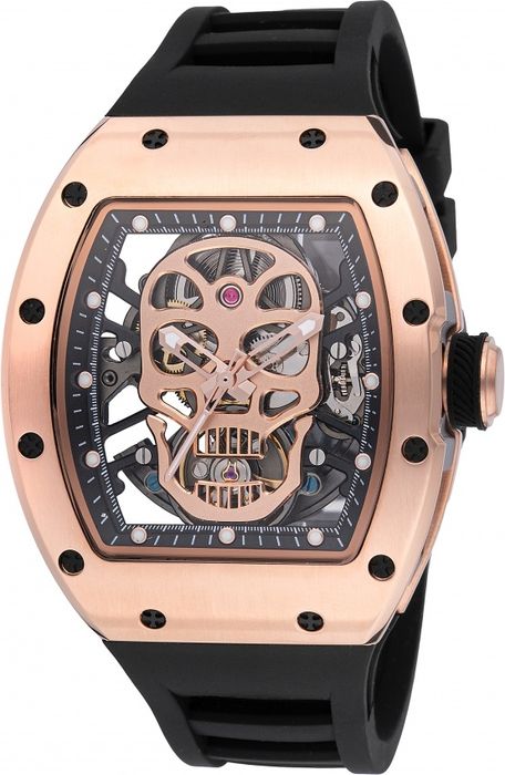 INVICTA Skull Rose Gold automatic 42 mm, Инвикта нов мъжки часовник