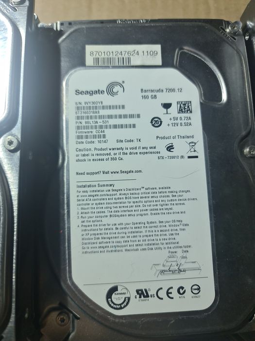 Hard Diskuri 500gb , 250gb, 160gb