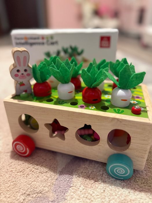 Лот от 3 бр дървени играчки