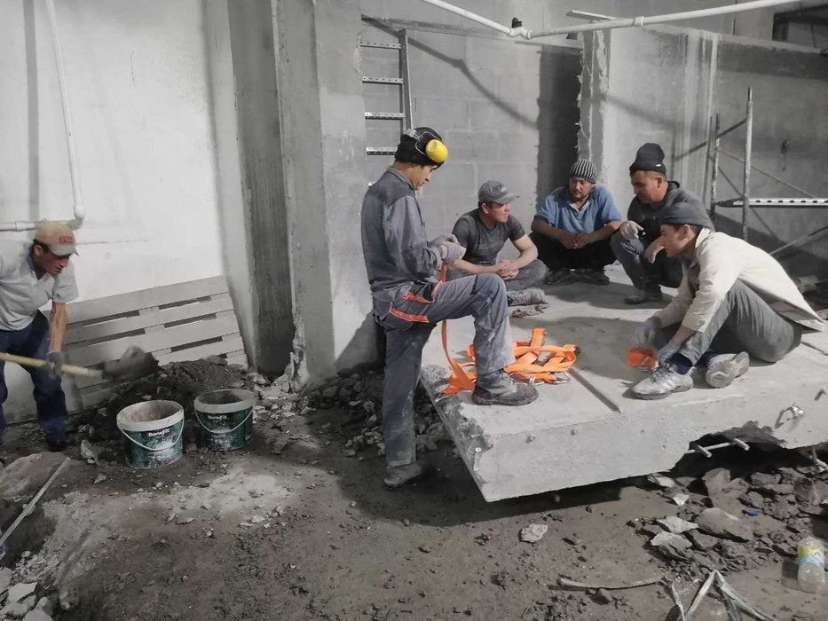 Перфоратор хизматлари. Демонтаж  Отбойник. Бетон бузиш Алмаз коронка