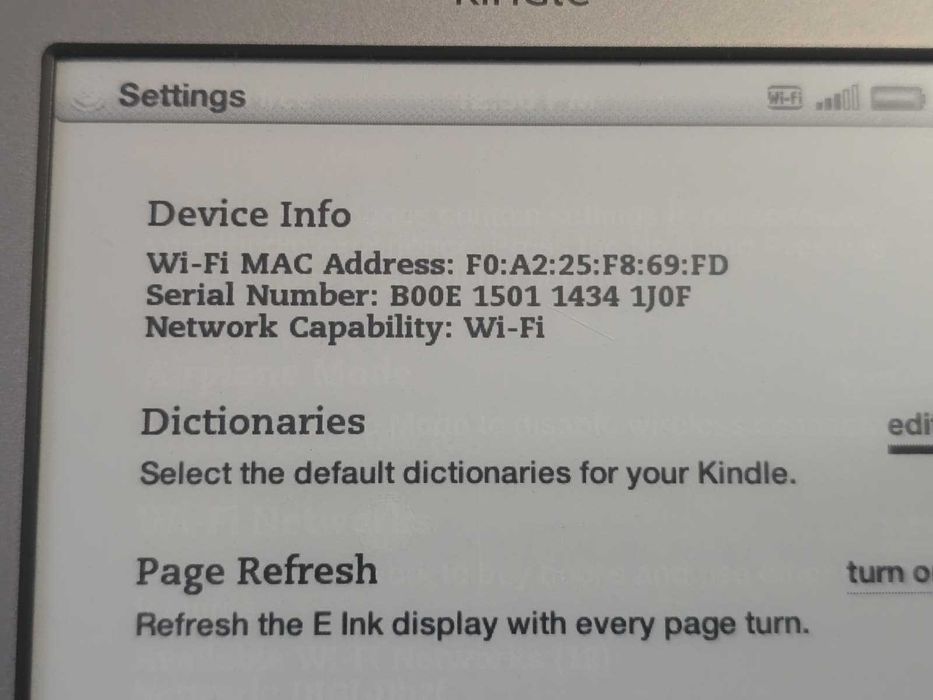 Ebook Reader Amazon Kindle 4 (Model D01100), Ecran E-Ink 6 inch, Wi-Fi, 2GB, Graphite