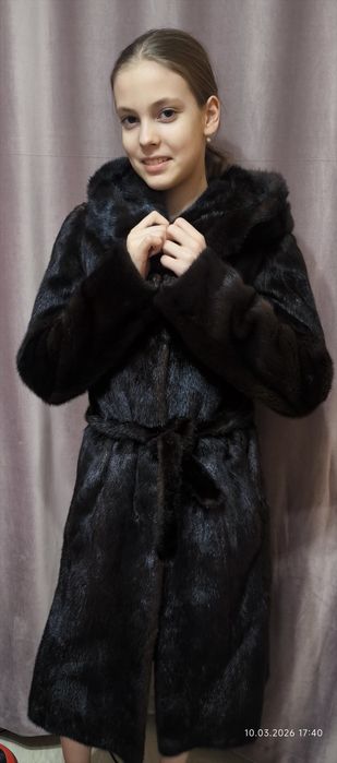 Норковая шуба размер S
