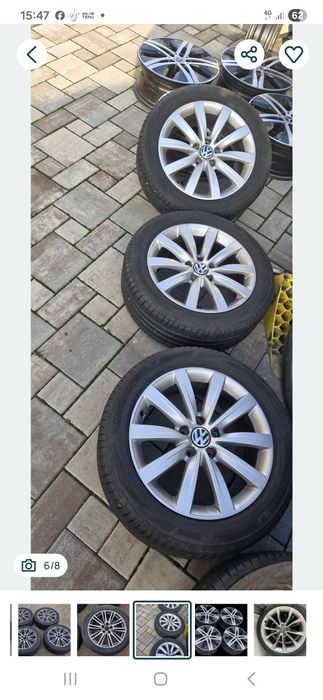 Vand jante si anvelope vara iarna seat vw golf audi volvo mercedes pe