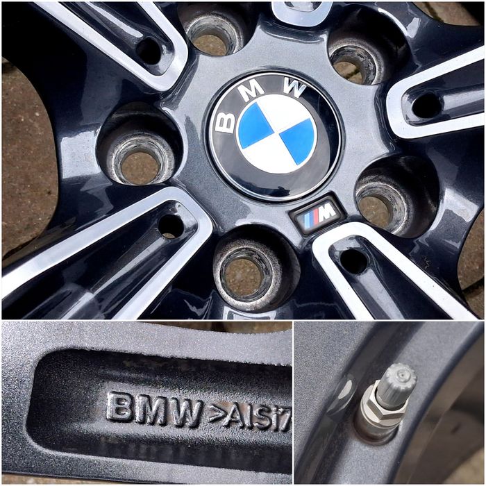 Jante BMW M pe 19 Diamond Cut 8 G14 G15 5 G30 3G20 anvelope vara roti jenti