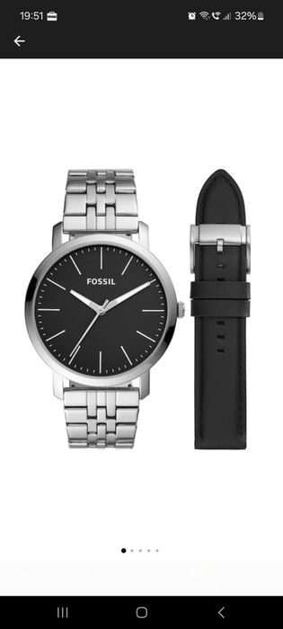 Fossil - Ceas cu o curea intersanjabila, Argintiu