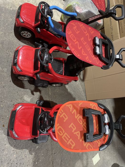 Masinuta copii de impins 3 in 1 Ford Ranger Wildtrax  cu parasolar