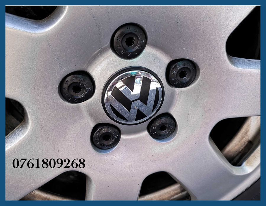Set 20 capace prezoane / capacele janta 17mm pentru VW